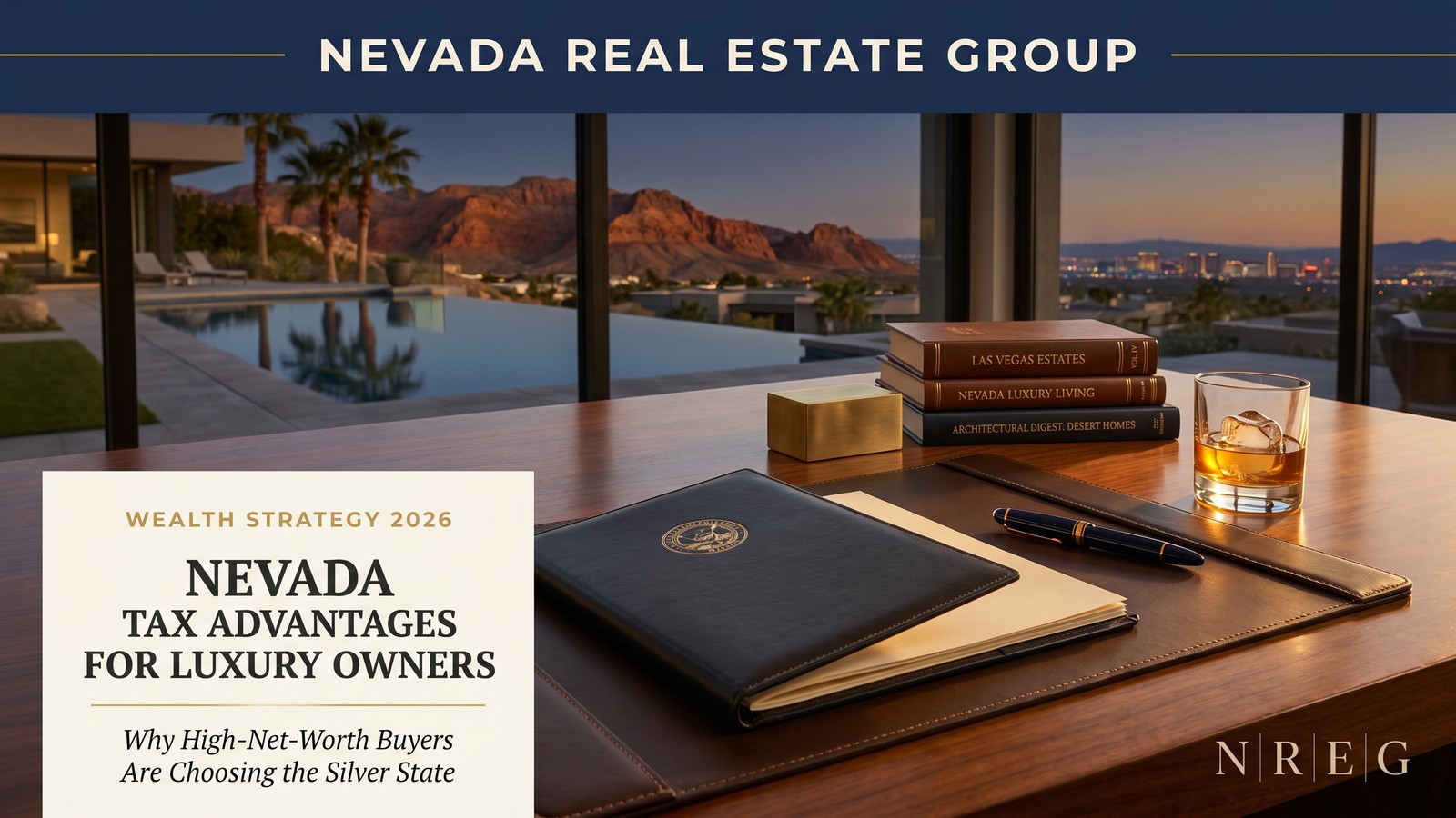 Nevada tax advantages for luxury Las Vegas owners and investors with property tax cap chart 2026